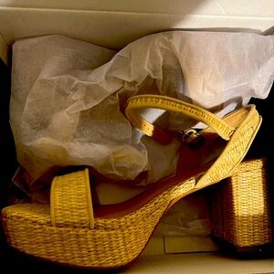 Woven Platform heels